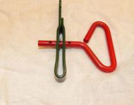 Red and Green Haywire Klamper Tool
