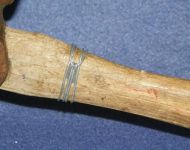 Binded Wooden Handle Repair on Hammer
